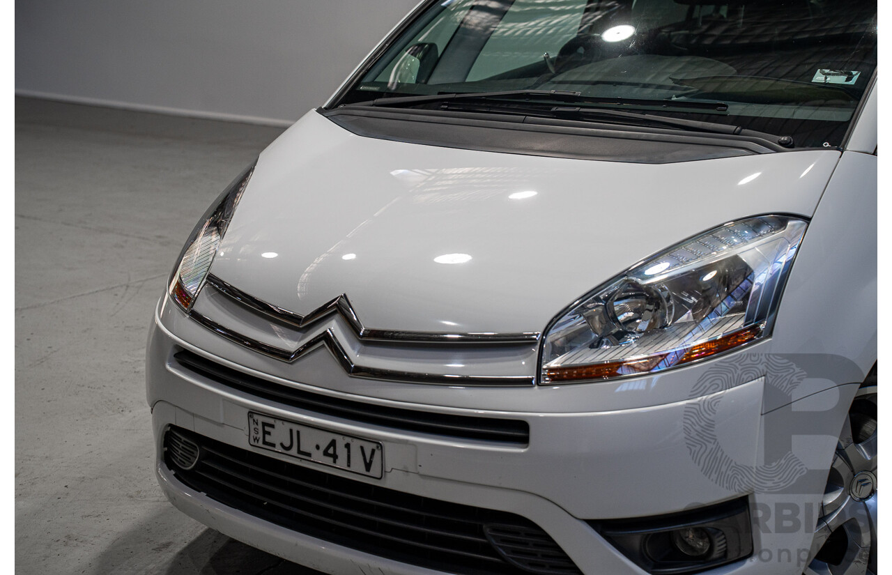09/2010 Citroen C4 Picasso HDI (FWD) 4d Wagon White 2.0L 7 Seats