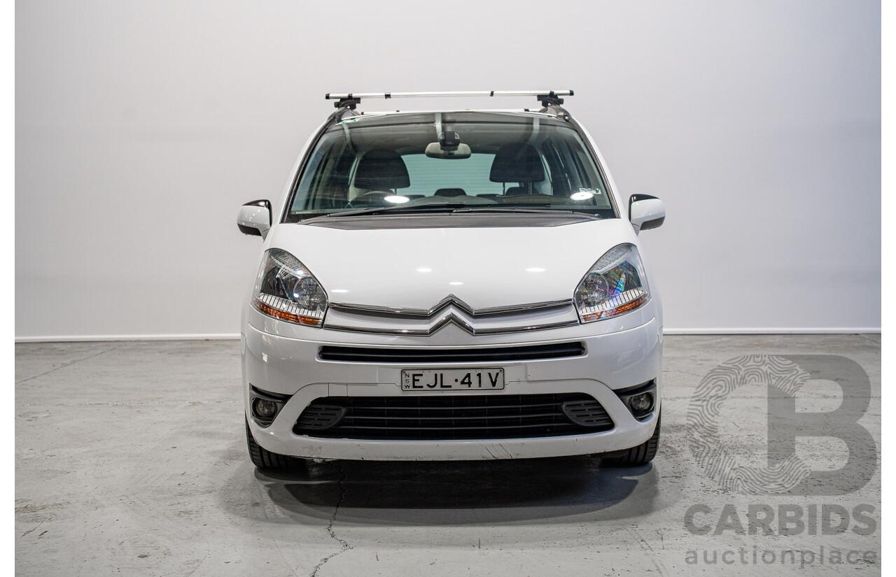 09/2010 Citroen C4 Picasso HDI (FWD) 4d Wagon White 2.0L 7 Seats