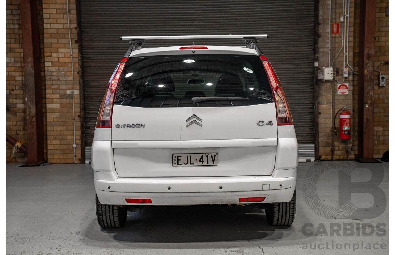 09/2010 Citroen C4 Picasso HDI (FWD) 4d Wagon White 2.0L 7 Seats