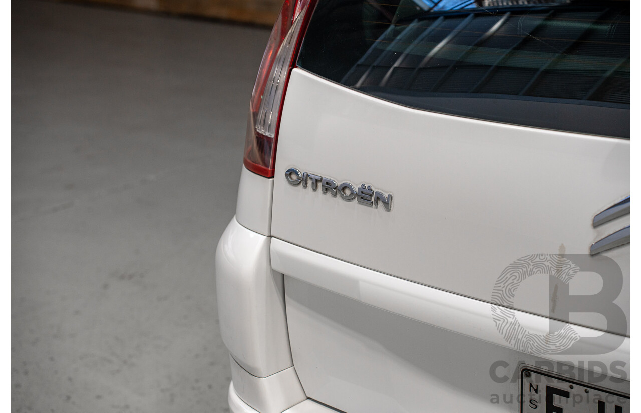 09/2010 Citroen C4 Picasso HDI (FWD) 4d Wagon White 2.0L 7 Seats