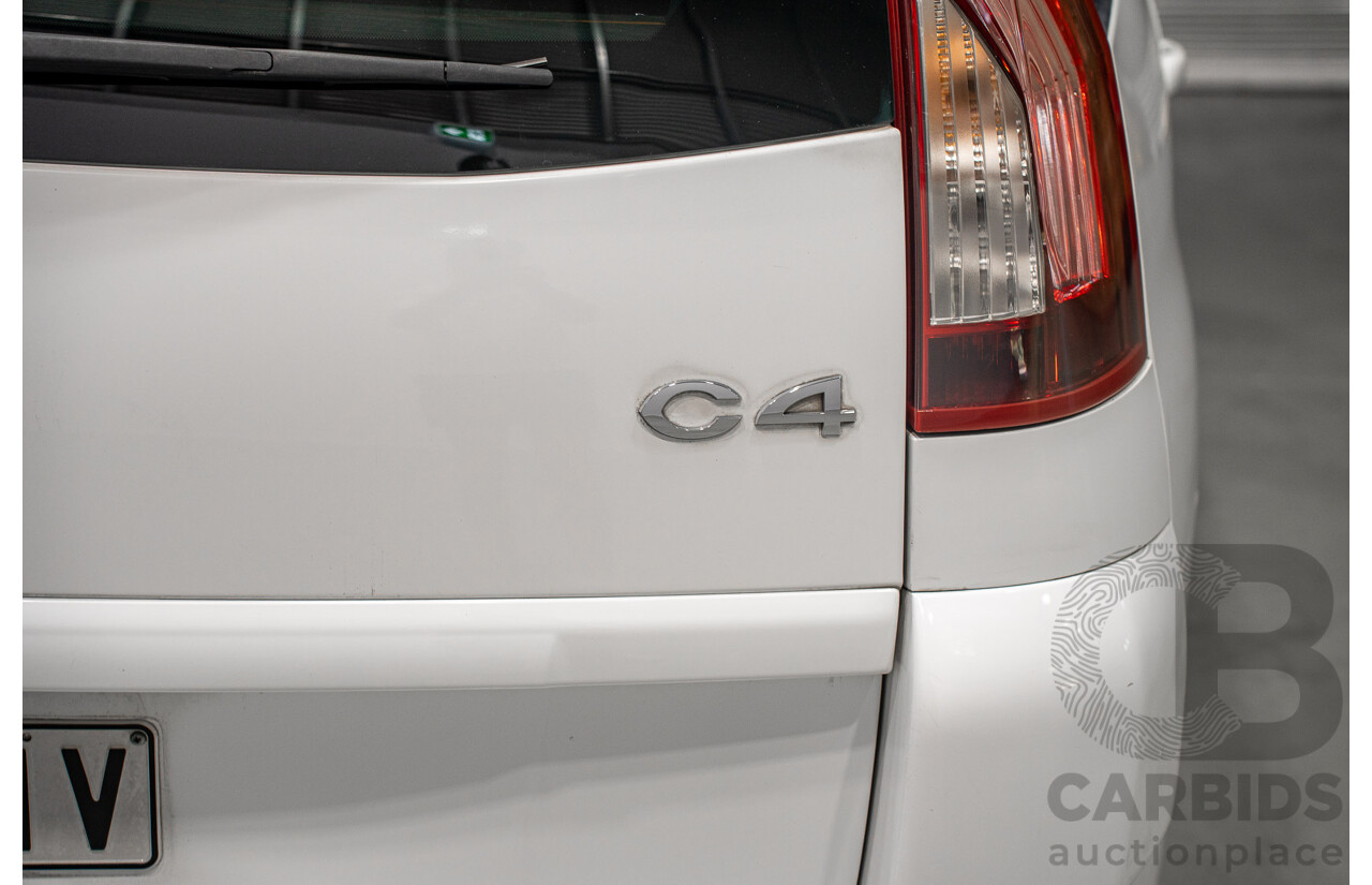 09/2010 Citroen C4 Picasso HDI (FWD) 4d Wagon White 2.0L 7 Seats