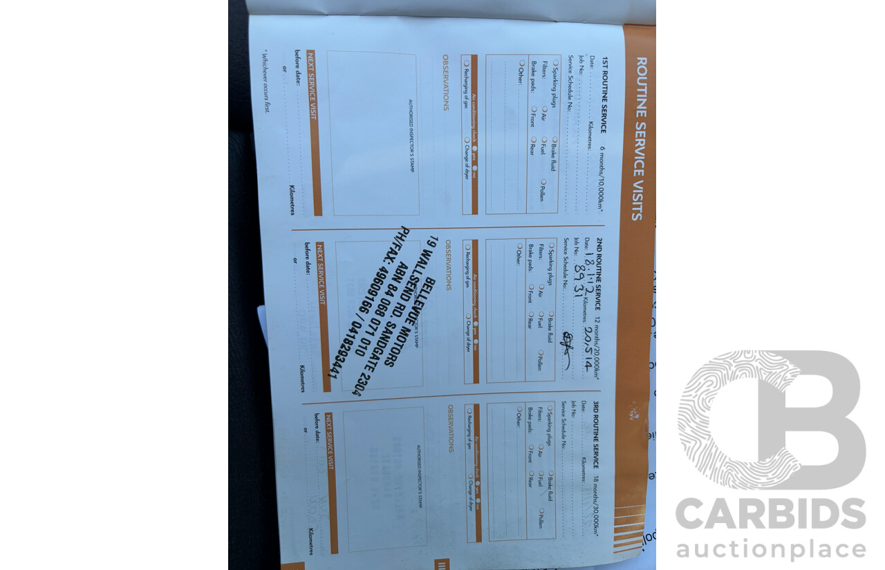 09/2010 Citroen C4 Picasso HDI (FWD) 4d Wagon White 2.0L 7 Seats