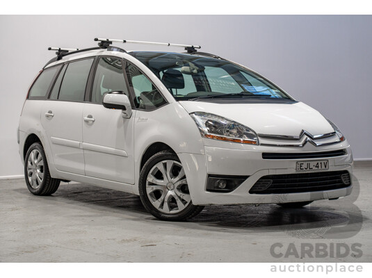 09/2010 Citroen C4 Picasso HDI (FWD) 4d Wagon White 2.0L 7 Seats