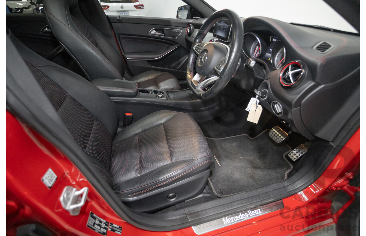 10/2015 Mercedes Benz CLA 250 Sport 4Matic (AWD) 117 MY15 4d Coupe Jupiter Red Turbo 2.0L