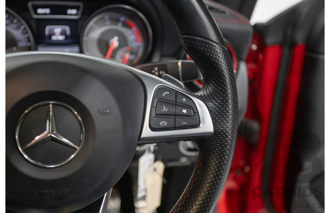 10/2015 Mercedes Benz CLA 250 Sport 4Matic (AWD) 117 MY15 4d Coupe Jupiter Red Turbo 2.0L