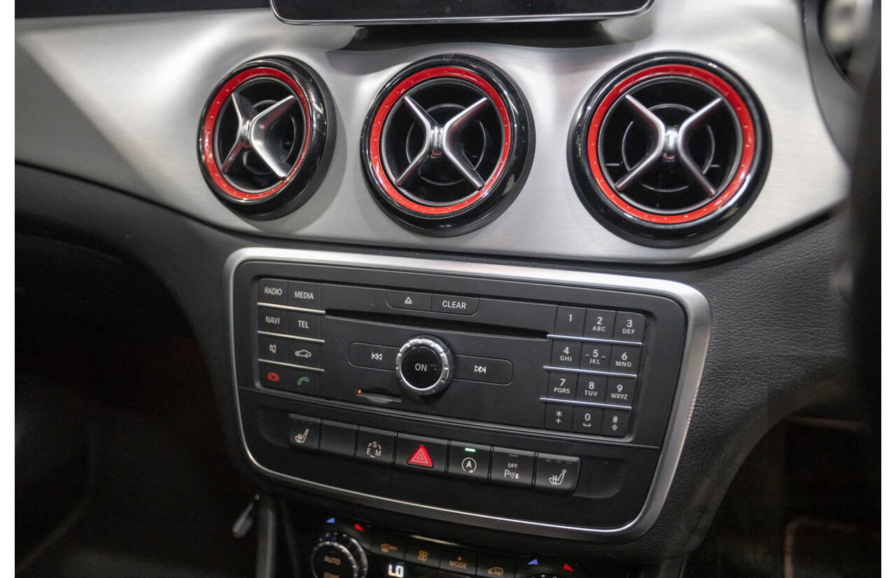 10/2015 Mercedes Benz CLA 250 Sport 4Matic (AWD) 117 MY15 4d Coupe Jupiter Red Turbo 2.0L