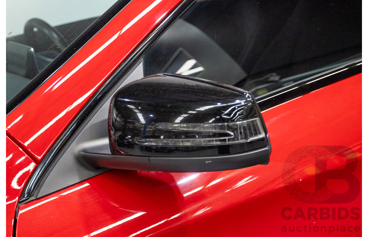 10/2015 Mercedes Benz CLA 250 Sport 4Matic (AWD) 117 MY15 4d Coupe Jupiter Red Turbo 2.0L