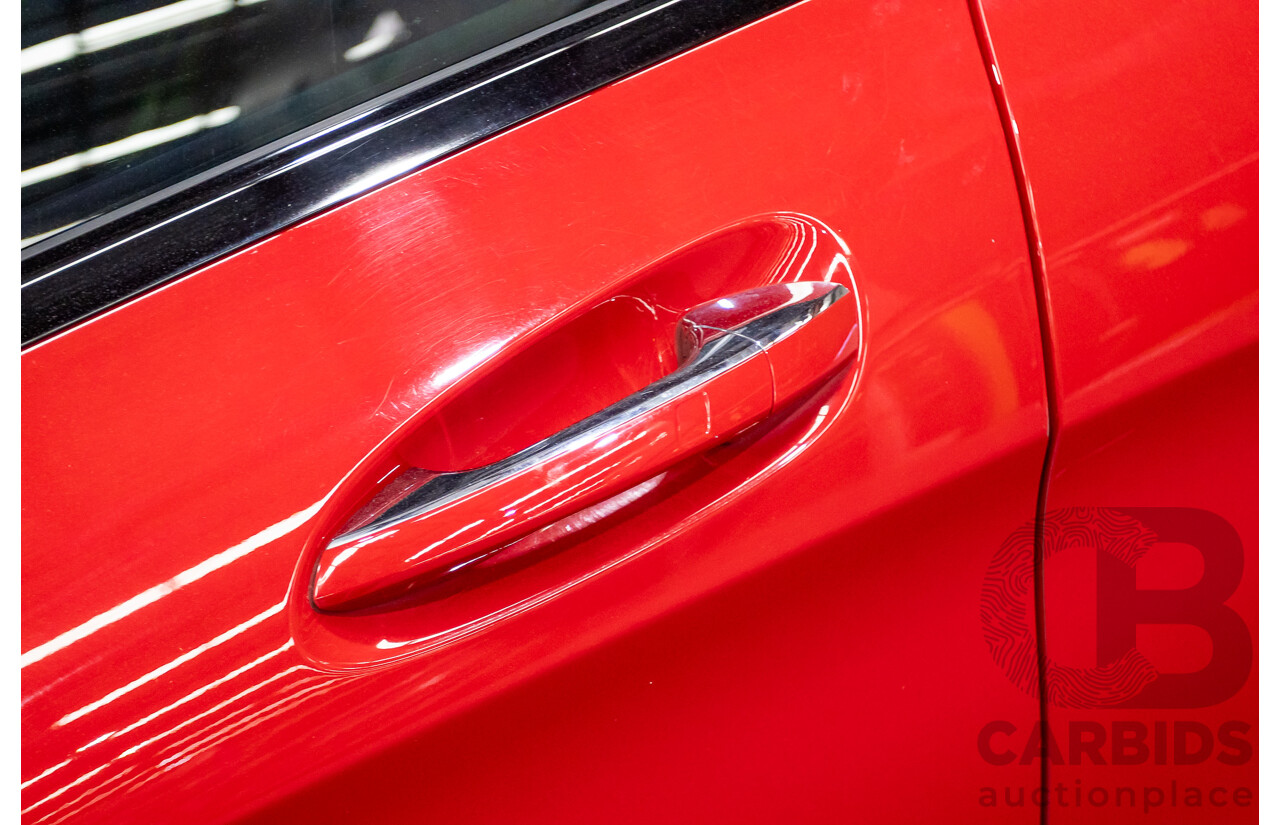 10/2015 Mercedes Benz CLA 250 Sport 4Matic (AWD) 117 MY15 4d Coupe Jupiter Red Turbo 2.0L