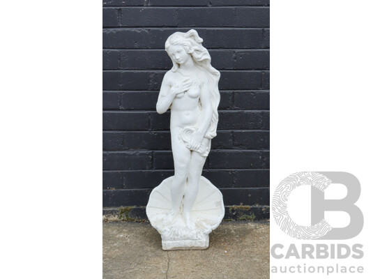 Birth of Venus Concrete Garden Statue