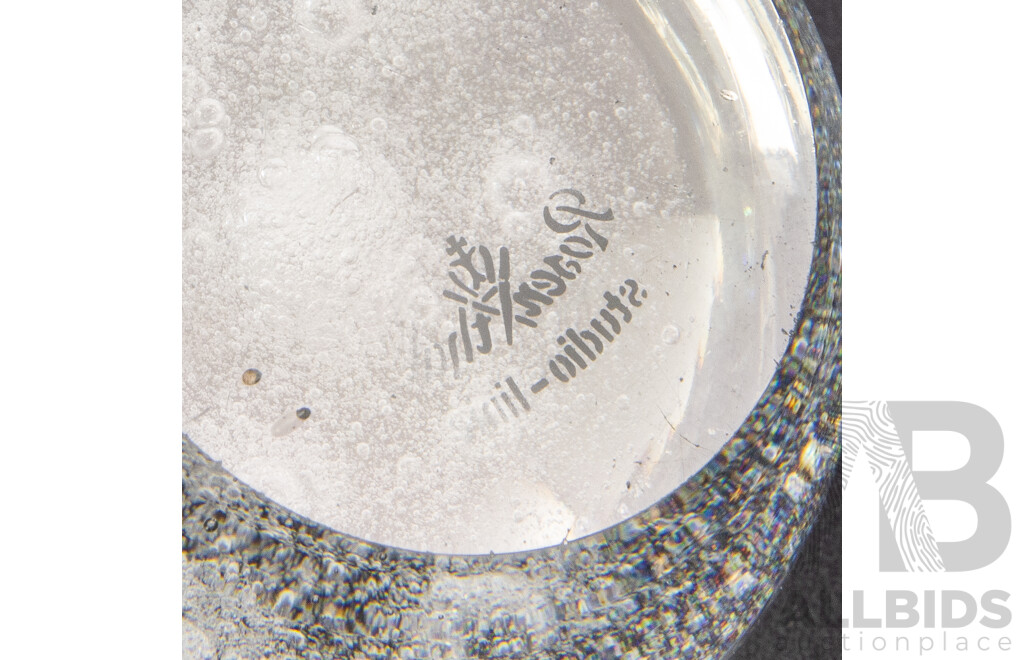 Pair of Unmatched Vintage Paper Weights Including a Rosenthal Example