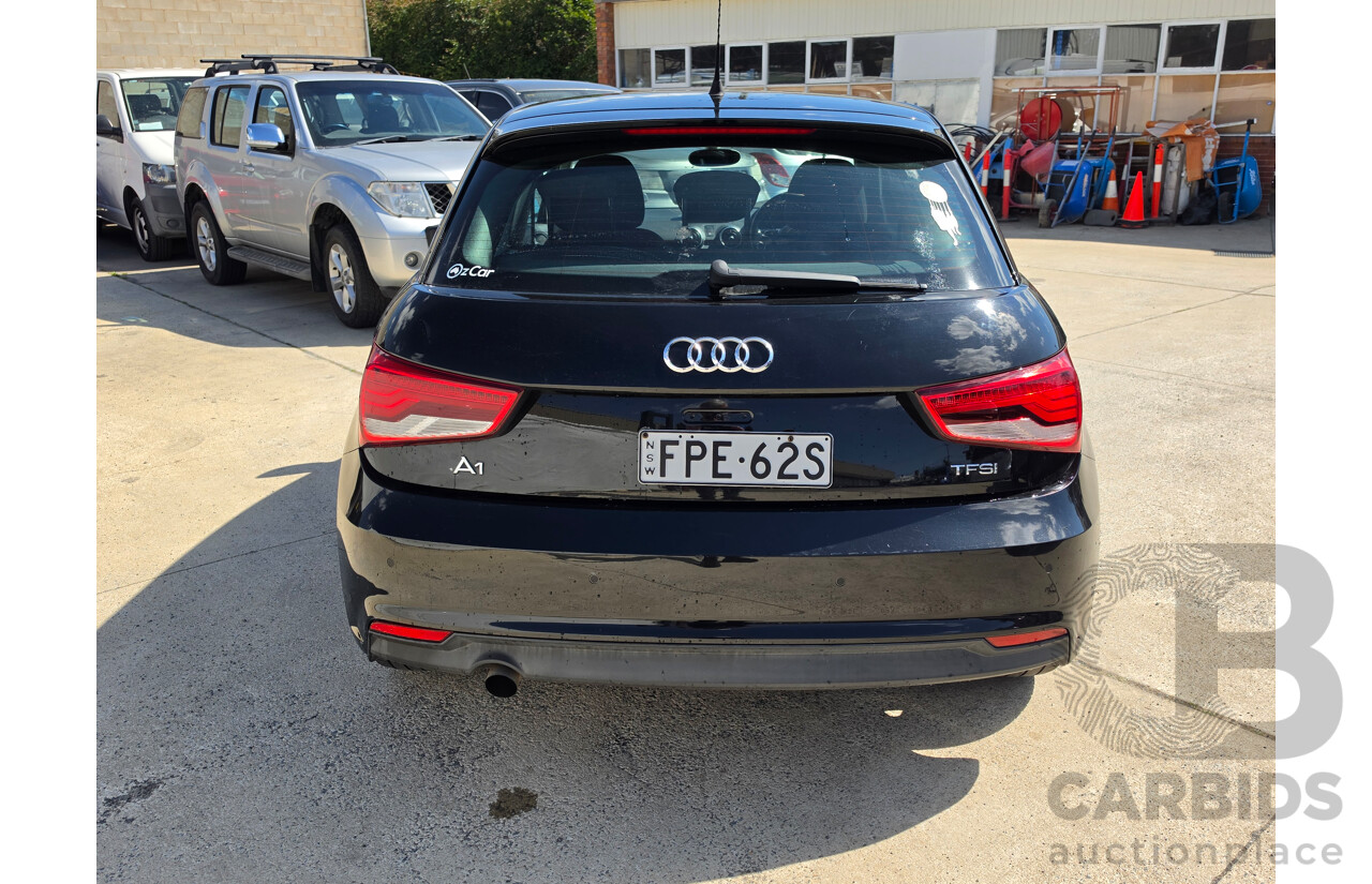 06/2016 Audi A1 SPORTBACK 1.0 TFSI 8X MY17 5D Hatchback Black 1.0L