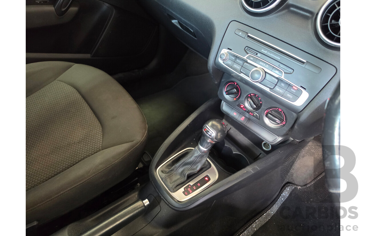 06/2016 Audi A1 SPORTBACK 1.0 TFSI  8X MY17 5D Hatchback Black 1.0L