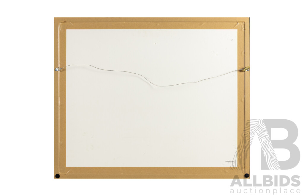 Antique Handwritten Arabic Manuscript Pages of the Qur'an, 63H x 76W cm (frame)