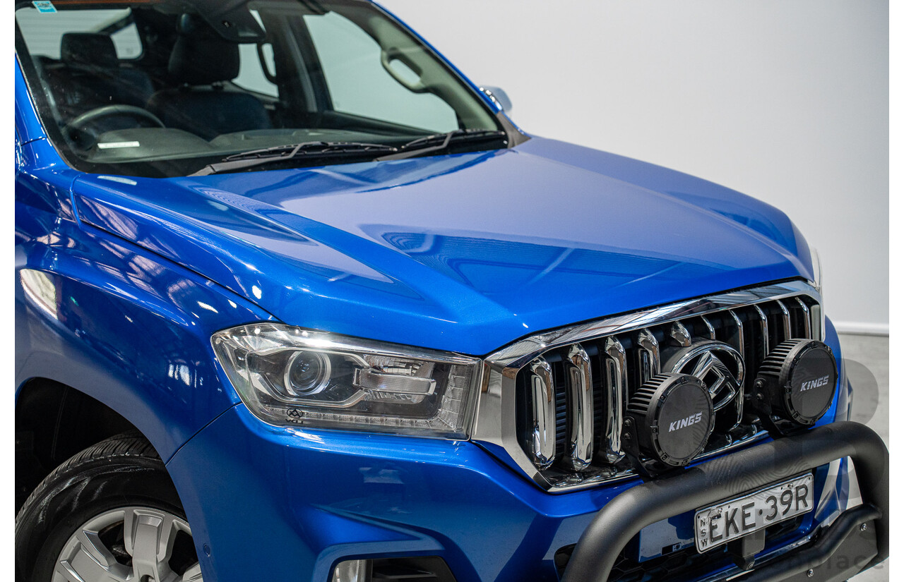 10/2020 LDV T60 Luxe (4x4) SK8C Double Cab Utility Blue 2.8L