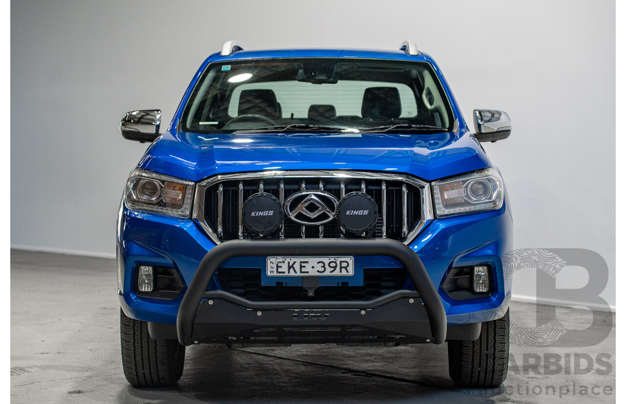 10/2020 LDV T60 Luxe (4x4) SK8C Double Cab Utility Blue 2.8L