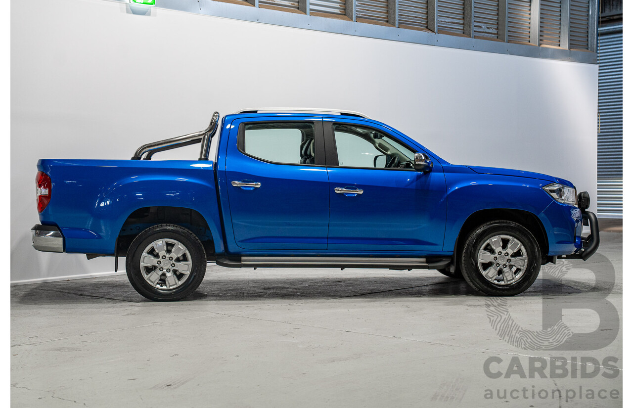 10/2020 LDV T60 Luxe (4x4) SK8C Double Cab Utility Blue 2.8L