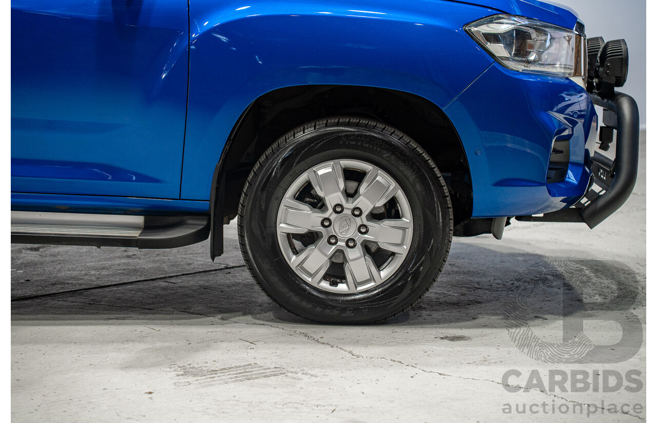 10/2020 LDV T60 Luxe (4x4) SK8C Double Cab Utility Blue 2.8L