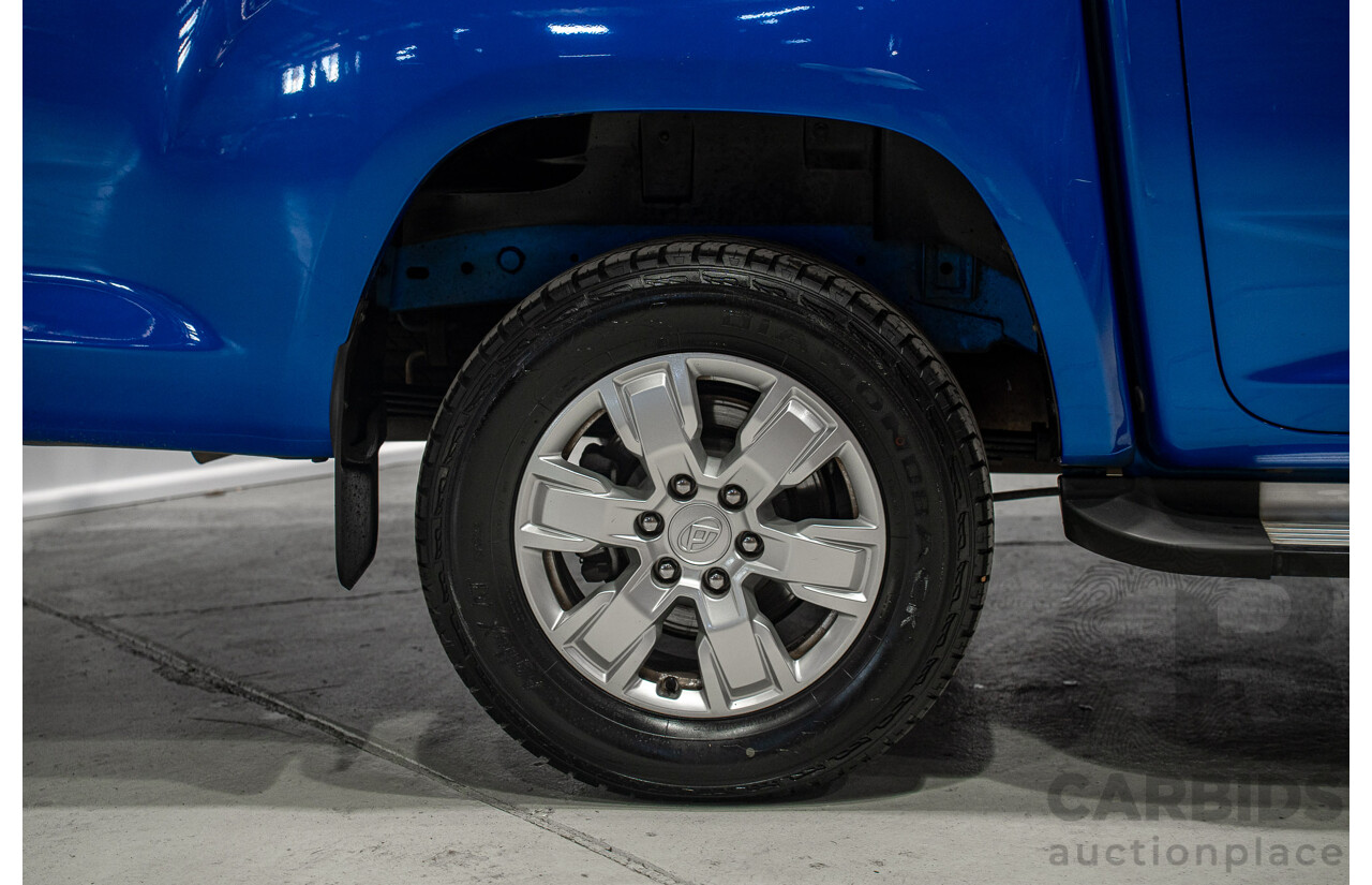 10/2020 LDV T60 Luxe (4x4) SK8C Double Cab Utility Blue 2.8L