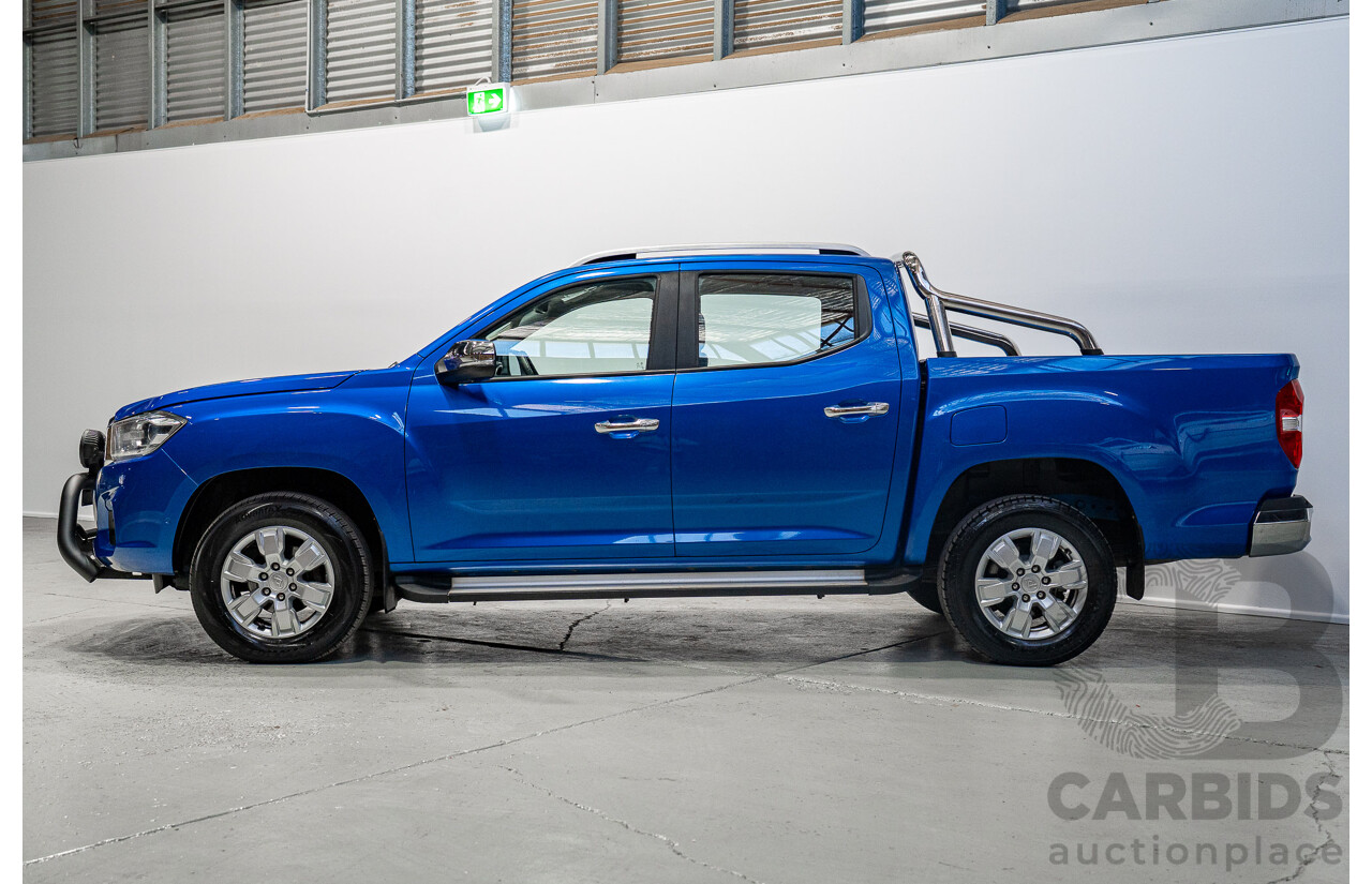 10/2020 LDV T60 Luxe (4x4) SK8C Double Cab Utility Blue 2.8L