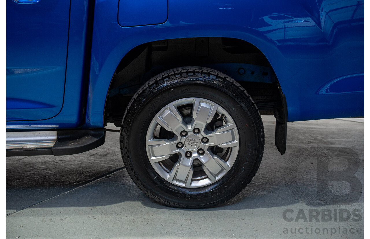 10/2020 LDV T60 Luxe (4x4) SK8C Double Cab Utility Blue 2.8L