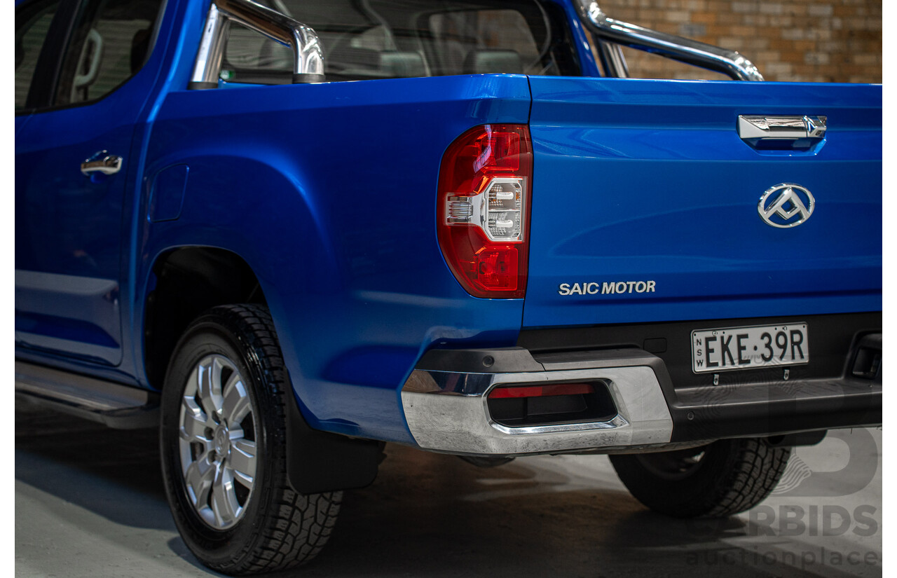 10/2020 LDV T60 Luxe (4x4) SK8C Double Cab Utility Blue 2.8L