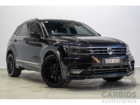 08/2019 Volkswagen Tiguan 162 TSI HIGHLINE (AWD) 5NA MY19 4d Wagon Deep Black 2.0L