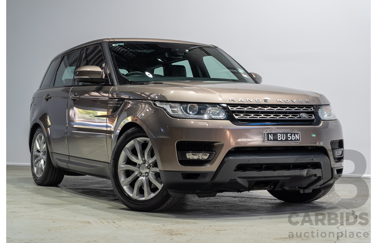 04/2016 Land Rover Range Rover Sport TDV6 SE (AWD) L494 4D Wagon Brown Turbo Diesel 3.0L
