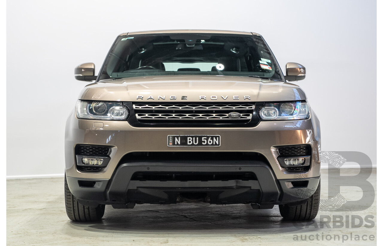 04/2016 Land Rover Range Rover Sport TDV6 SE (AWD) L494 4D Wagon Brown Turbo Diesel 3.0L