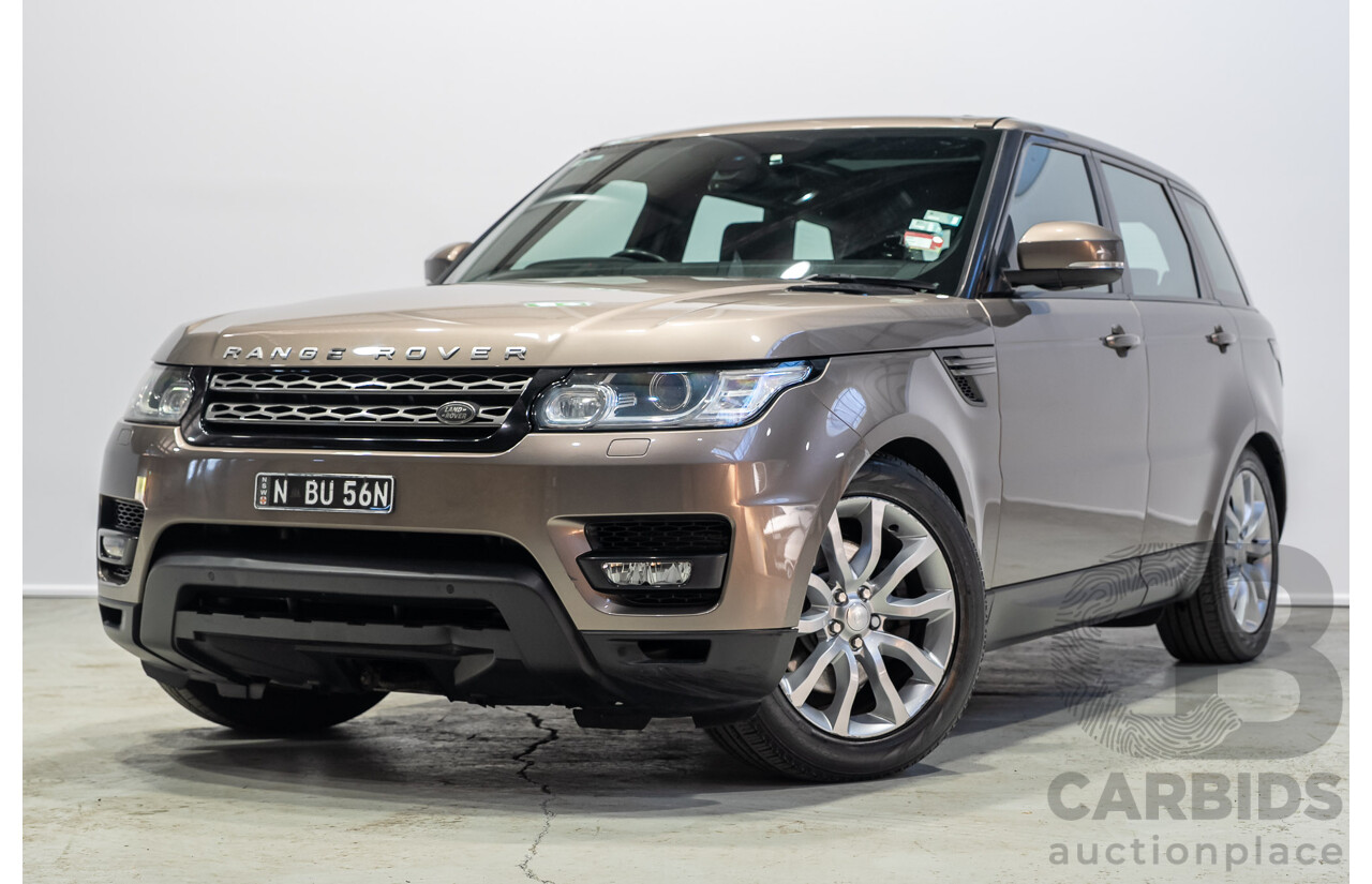 04/2016 Land Rover Range Rover Sport TDV6 SE (AWD) L494 4D Wagon Brown Turbo Diesel 3.0L