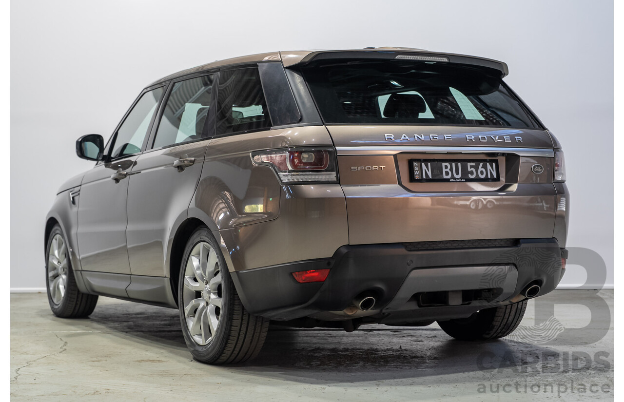 04/2016 Land Rover Range Rover Sport TDV6 SE (AWD) L494 4D Wagon Brown Turbo Diesel 3.0L