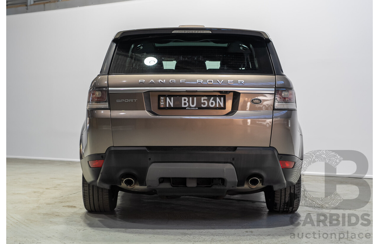 04/2016 Land Rover Range Rover Sport TDV6 SE (AWD) L494 4D Wagon Brown Turbo Diesel 3.0L