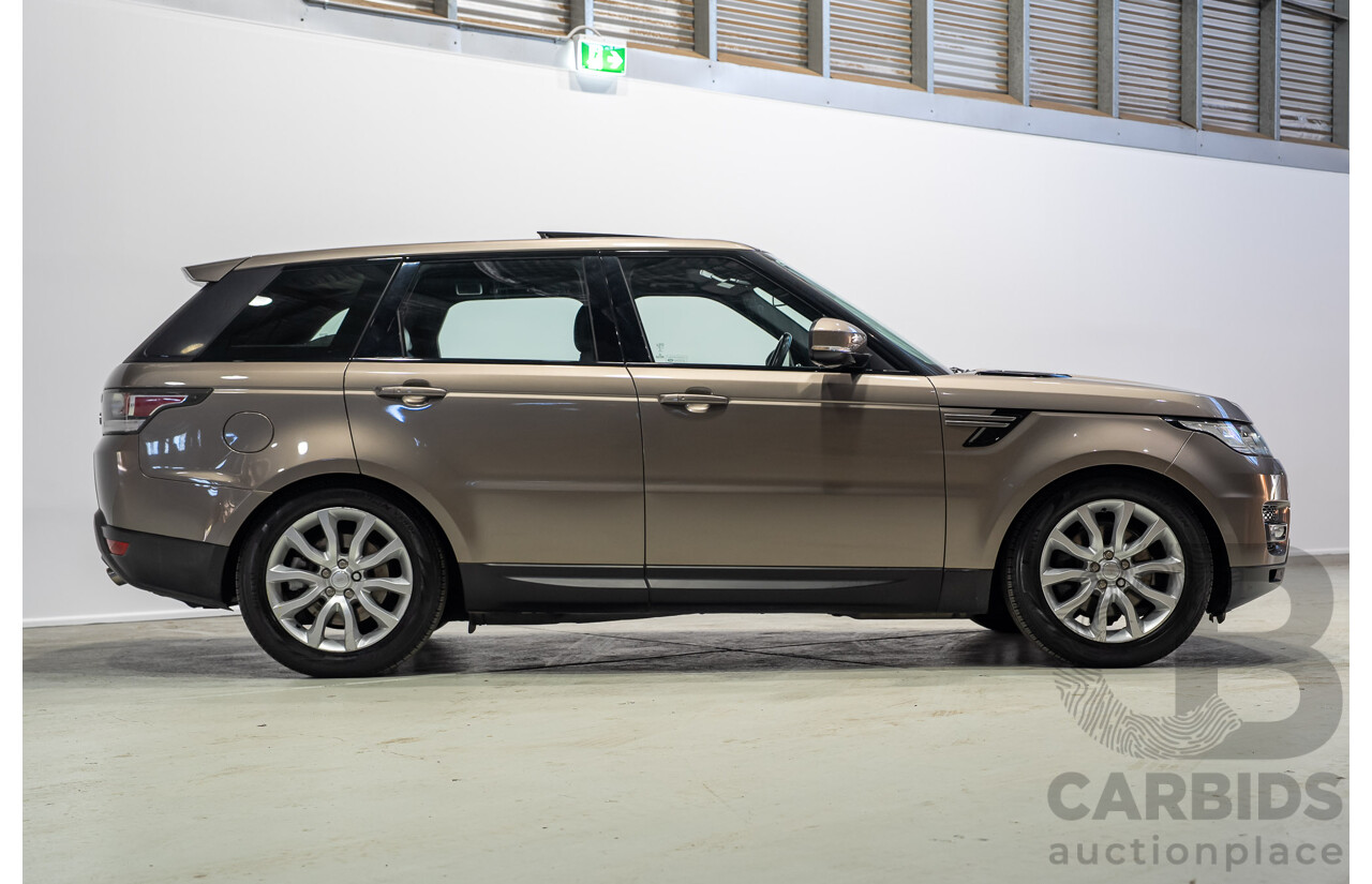 04/2016 Land Rover Range Rover Sport TDV6 SE (AWD) L494 4D Wagon Brown Turbo Diesel 3.0L