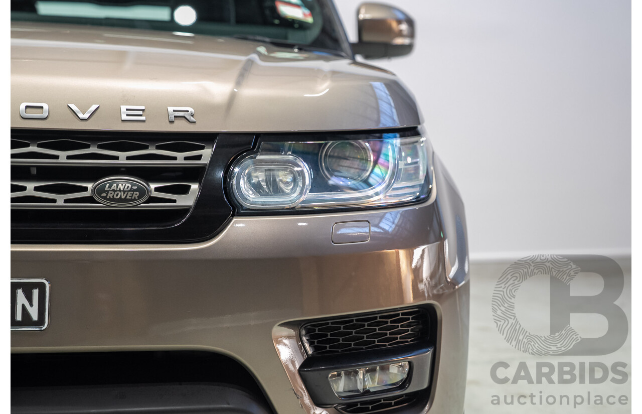 04/2016 Land Rover Range Rover Sport TDV6 SE (AWD) L494 4D Wagon Brown Turbo Diesel 3.0L