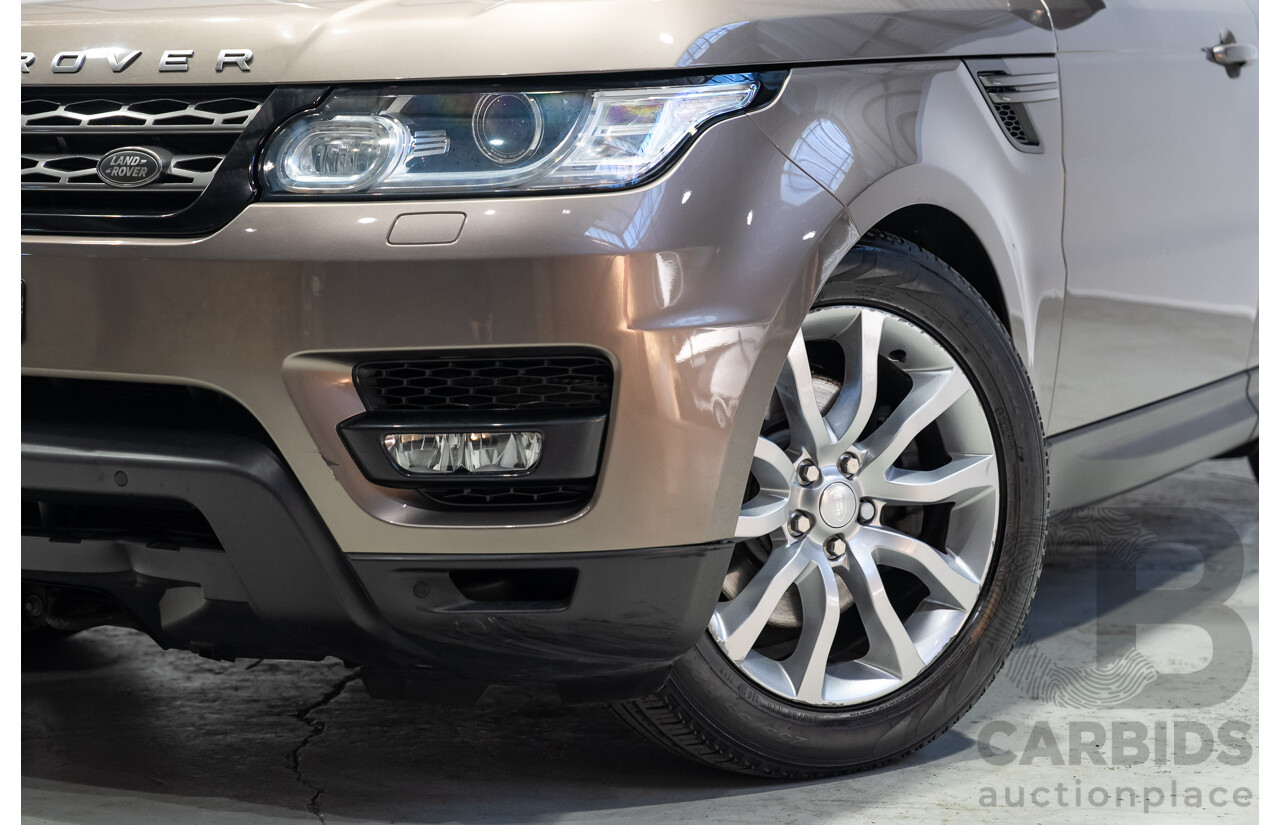 04/2016 Land Rover Range Rover Sport TDV6 SE (AWD) L494 4D Wagon Brown Turbo Diesel 3.0L