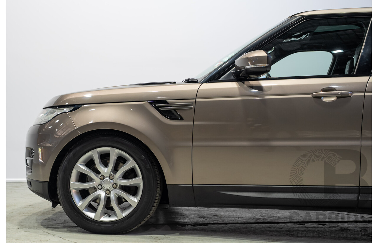 04/2016 Land Rover Range Rover Sport TDV6 SE (AWD) L494 4D Wagon Brown Turbo Diesel 3.0L