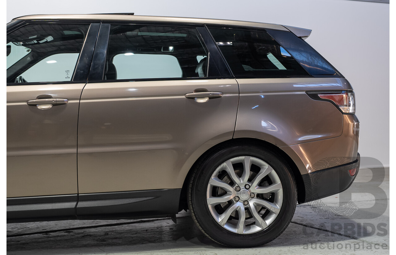 04/2016 Land Rover Range Rover Sport TDV6 SE (AWD) L494 4D Wagon Brown Turbo Diesel 3.0L