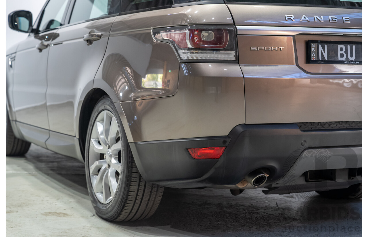 04/2016 Land Rover Range Rover Sport TDV6 SE (AWD) L494 4D Wagon Brown Turbo Diesel 3.0L
