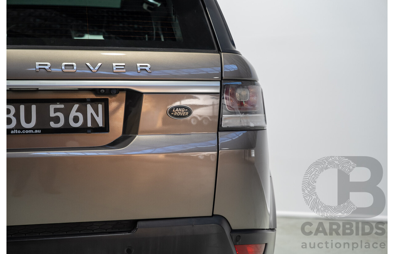 04/2016 Land Rover Range Rover Sport TDV6 SE (AWD) L494 4D Wagon Brown Turbo Diesel 3.0L