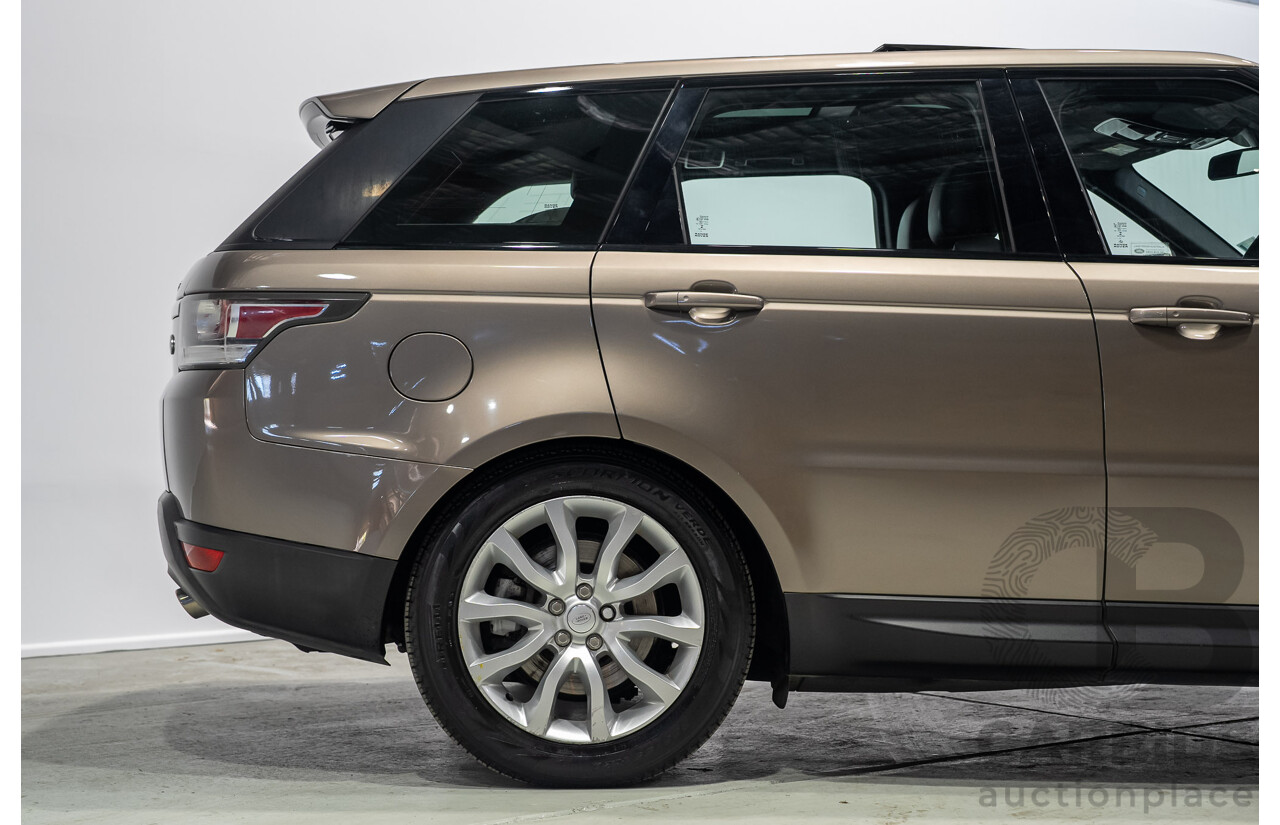 04/2016 Land Rover Range Rover Sport TDV6 SE (AWD) L494 4D Wagon Brown Turbo Diesel 3.0L
