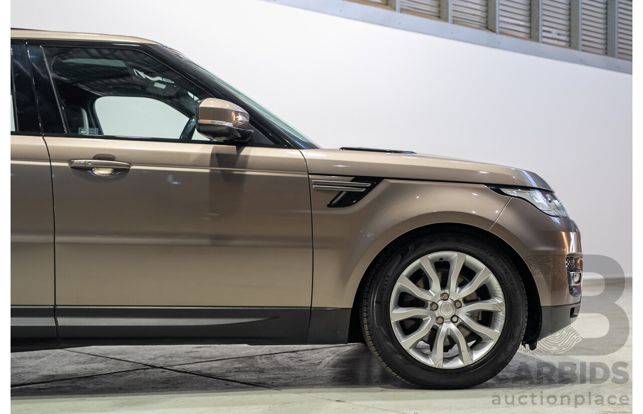 04/2016 Land Rover Range Rover Sport TDV6 SE (AWD) L494 4D Wagon Brown Turbo Diesel 3.0L