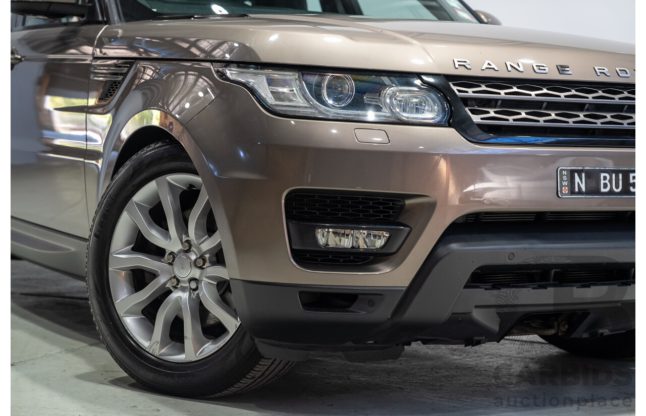 04/2016 Land Rover Range Rover Sport TDV6 SE (AWD) L494 4D Wagon Brown Turbo Diesel 3.0L