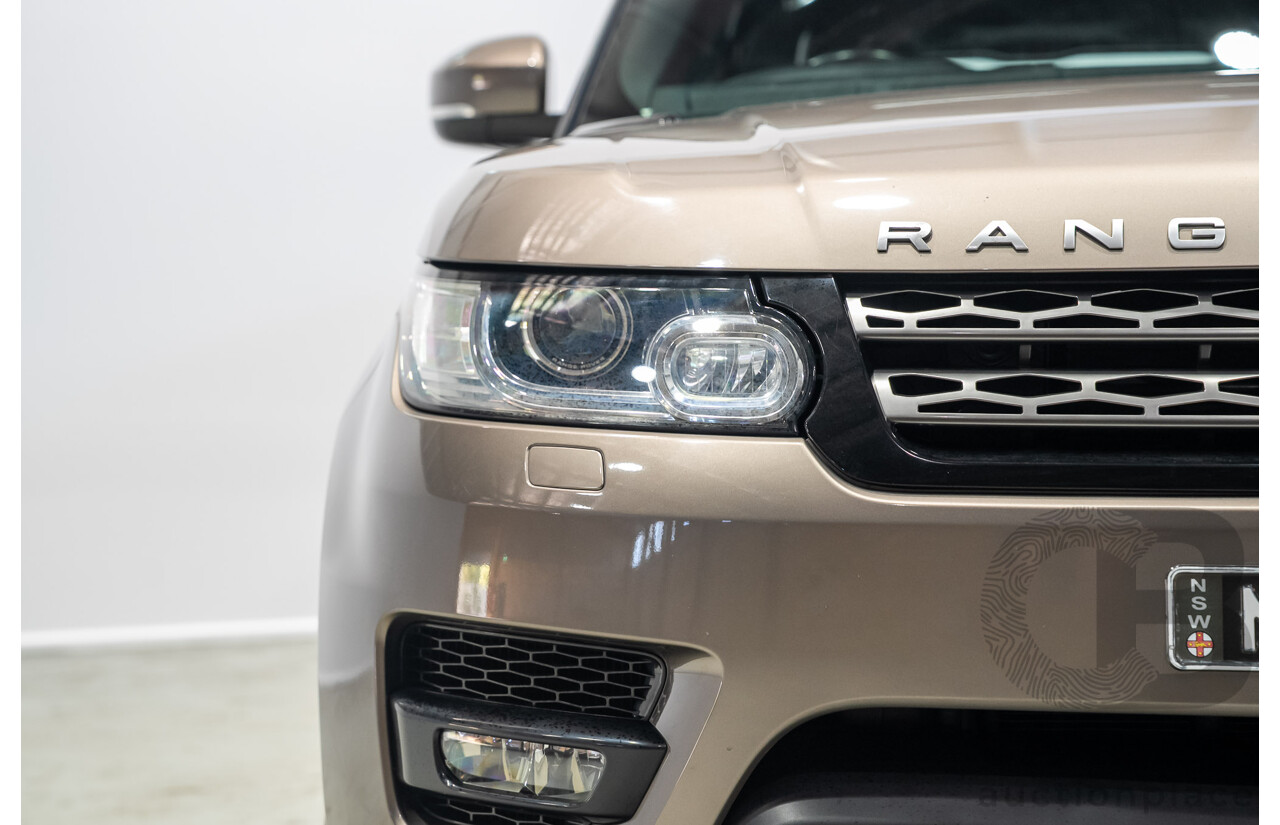 04/2016 Land Rover Range Rover Sport TDV6 SE (AWD) L494 4D Wagon Brown Turbo Diesel 3.0L