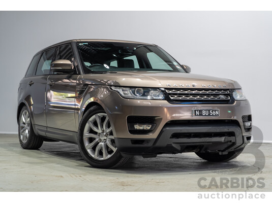 04/2016 Land Rover Range Rover Sport TDV6 SE (AWD) L494 4D Wagon Brown Turbo Diesel 3.0L
