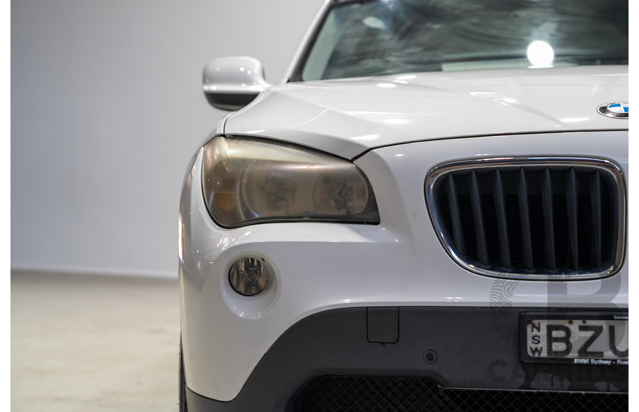 08/2011 BMW X1 sDrive 20d (RWD) E84 MY11 4d Wagon White Turbo Diesel 2.0L