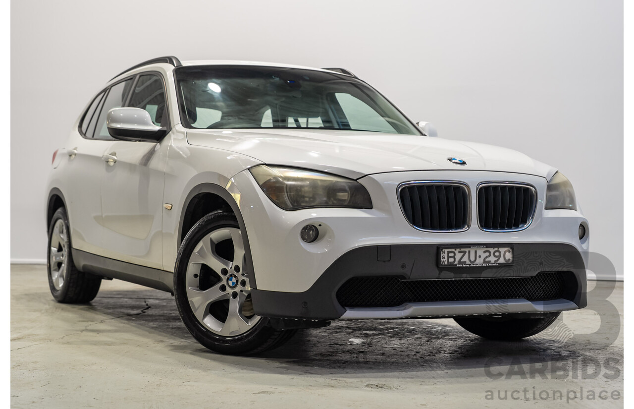 08/2011 BMW X1 sDrive 20d (RWD) E84 MY11 4d Wagon White Turbo Diesel 2.0L