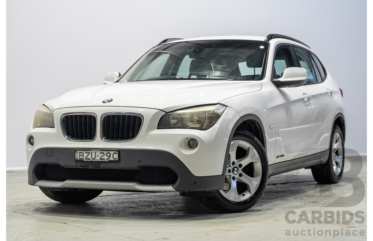 08/2011 BMW X1 sDrive 20d (RWD) E84 MY11 4d Wagon White Turbo Diesel 2.0L