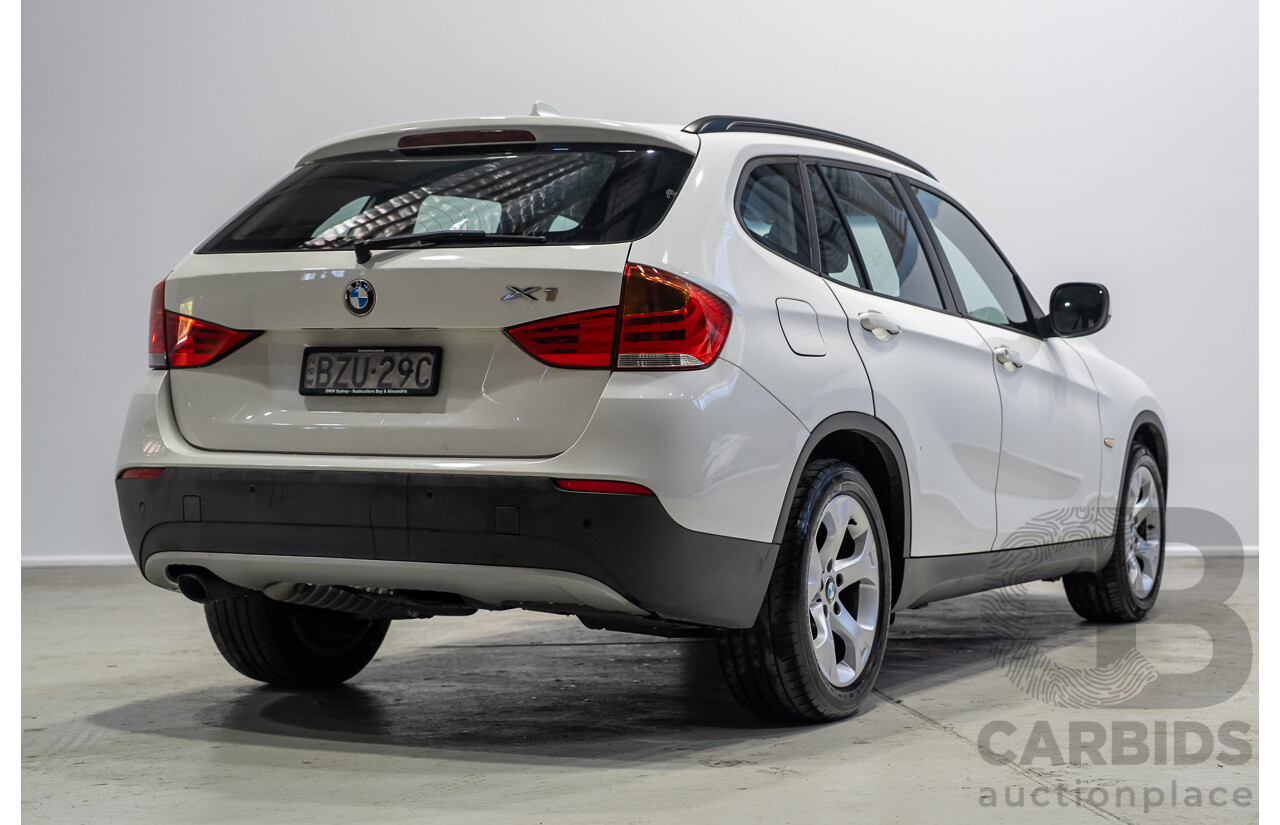08/2011 BMW X1 sDrive 20d (RWD) E84 MY11 4d Wagon White Turbo Diesel 2.0L
