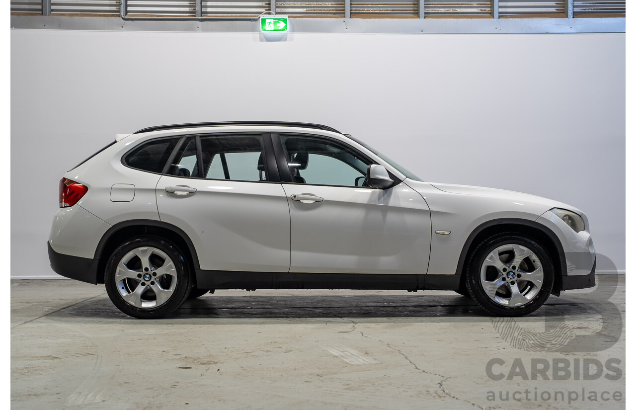 08/2011 BMW X1 sDrive 20d (RWD) E84 MY11 4d Wagon White Turbo Diesel 2.0L