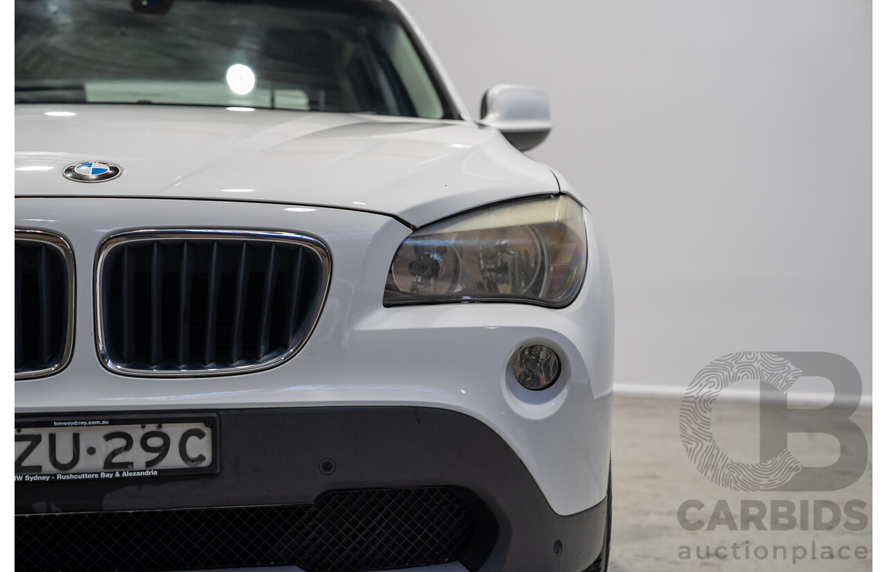 08/2011 BMW X1 sDrive 20d (RWD) E84 MY11 4d Wagon White Turbo Diesel 2.0L