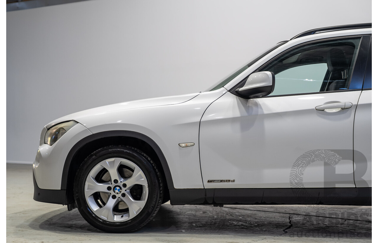 08/2011 BMW X1 sDrive 20d (RWD) E84 MY11 4d Wagon White Turbo Diesel 2.0L